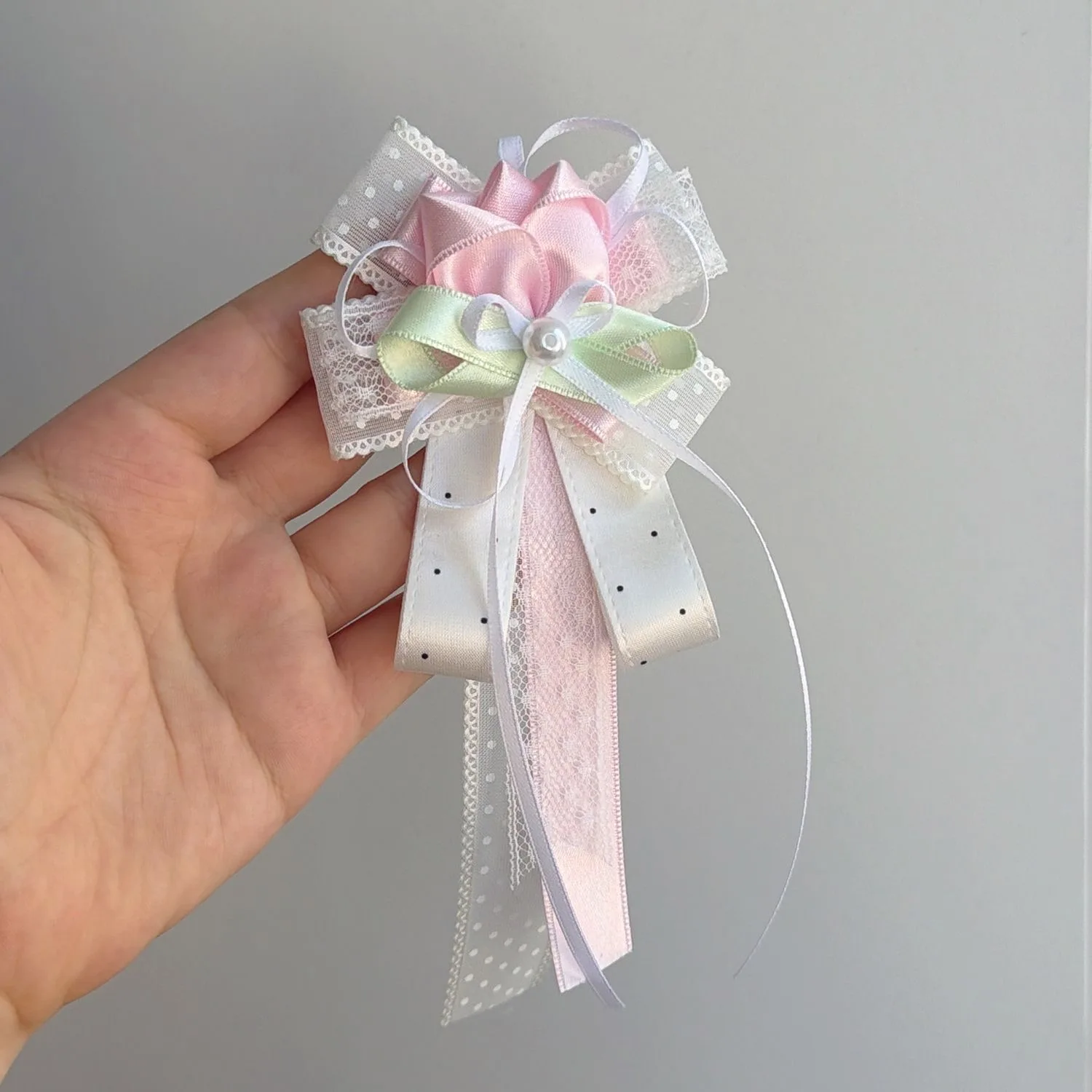 brooches for clothing y2k accessories Lolita cosplay flower satin pin badges lace Japanese style JK badges on backpack ita bag