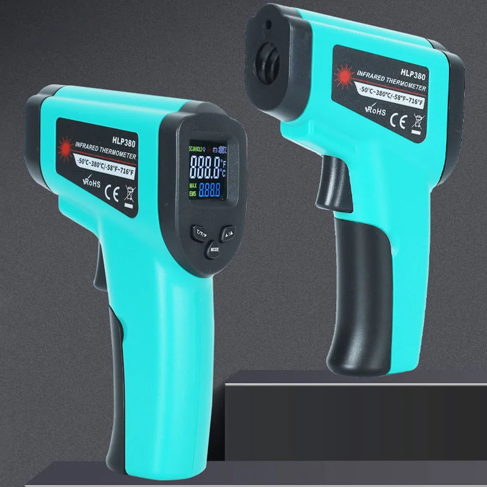 Color Screen Infrared Thermometer Handheld Pyrometer Infrared Thermometer Accuracy 2 Or 2 C Response Time 500ms