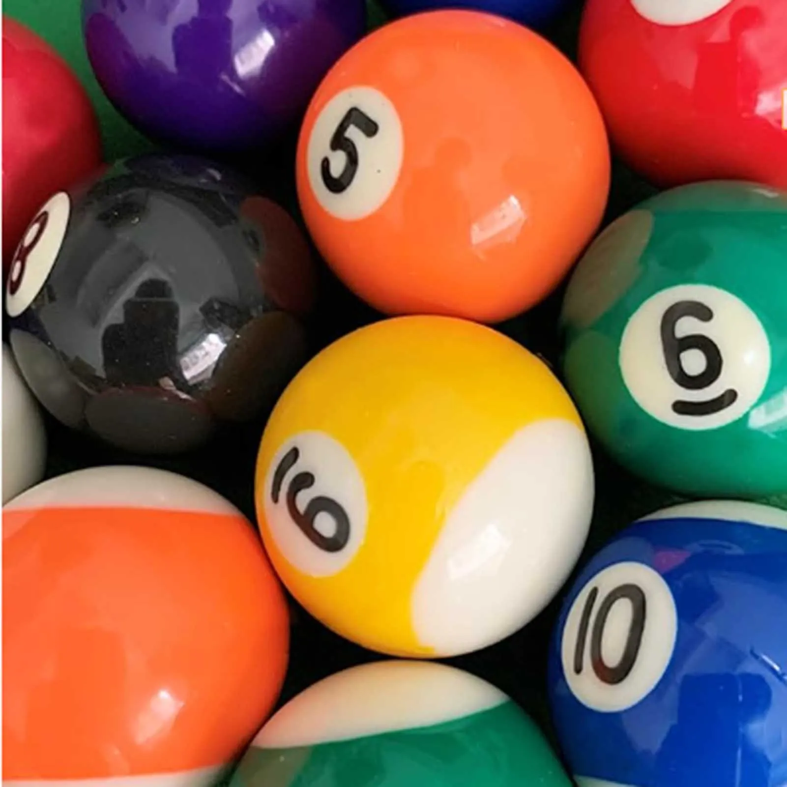 Children Billiards Table Balls Set Professional 25mm/32mm/38mm Billiard Balls Good Toy for Your Entertainment EIG88