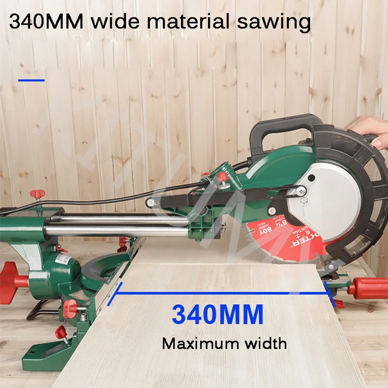 Pull Rod Miter Saw Aluminum Cutting Machine Multifunctional Miter Saw Circular Sawing Aluminum Machine Electric Power Tool 220V