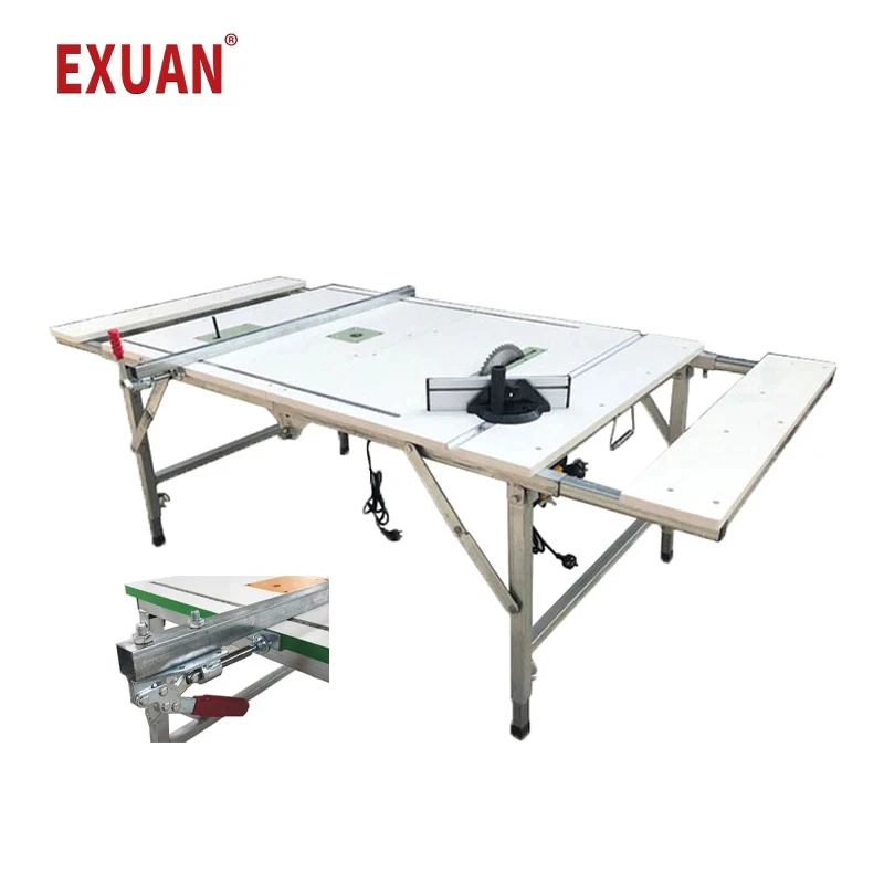 

Multifunctional Portable Folding Woodworking Table Saw Lifting Decoration Small Operate Table DIY Decoration Removable Tool