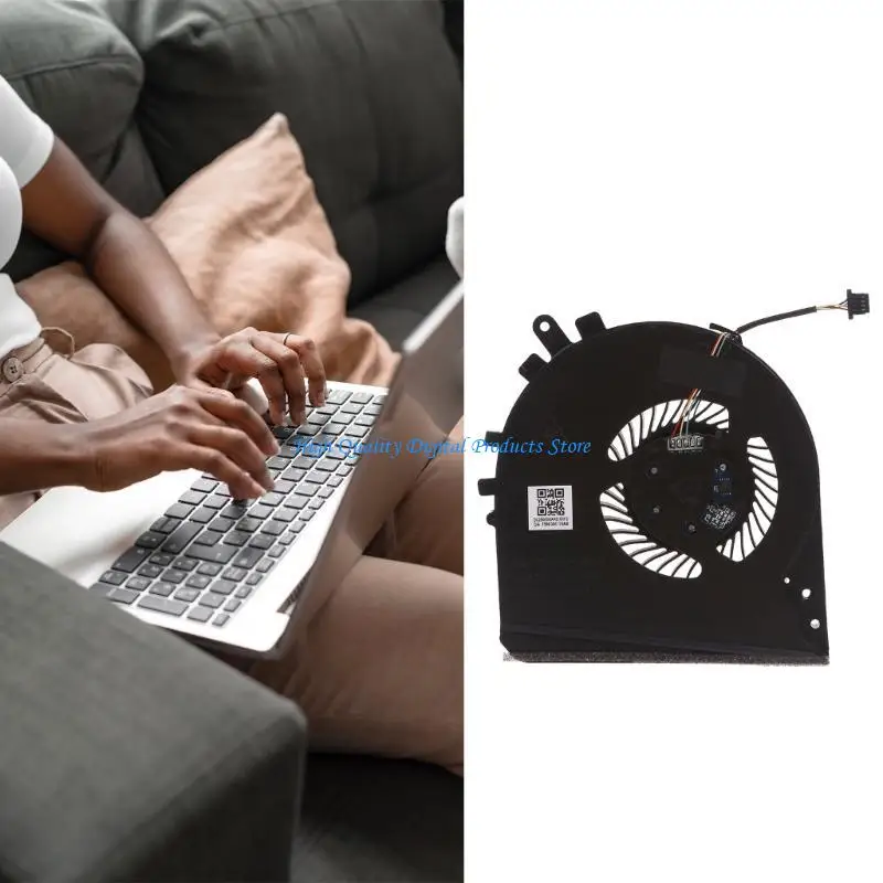 U2JE Notebook CPU مراوح التبريد DC5V 4 PIN GPU المبرد لـ Pavilion 15-DK TPN-C141