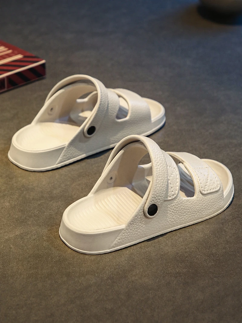 

Men's Summer Casual Thick Bottom Sandals Water-Resistant Beach Shoes Anti-Slip Driving Slippers Wear-Resistant Slip-On Sandals