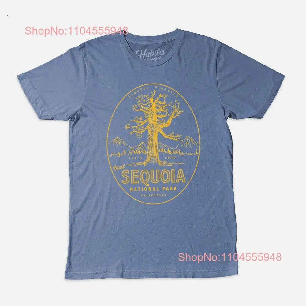 Sequoia National Park T shirt California USA Made 100 Cotton long or short sleeves