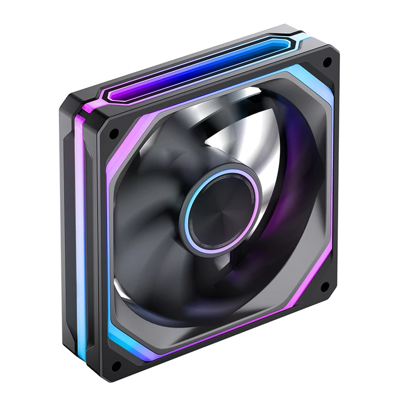 Jonsbo XA-120 XA-360BR PC-chassisventilator Driezijdige spiegel ARGB Sync CPU-koelventilator 120 mm PWM AIO Stille behuizingsventilator PC Gaming Fans