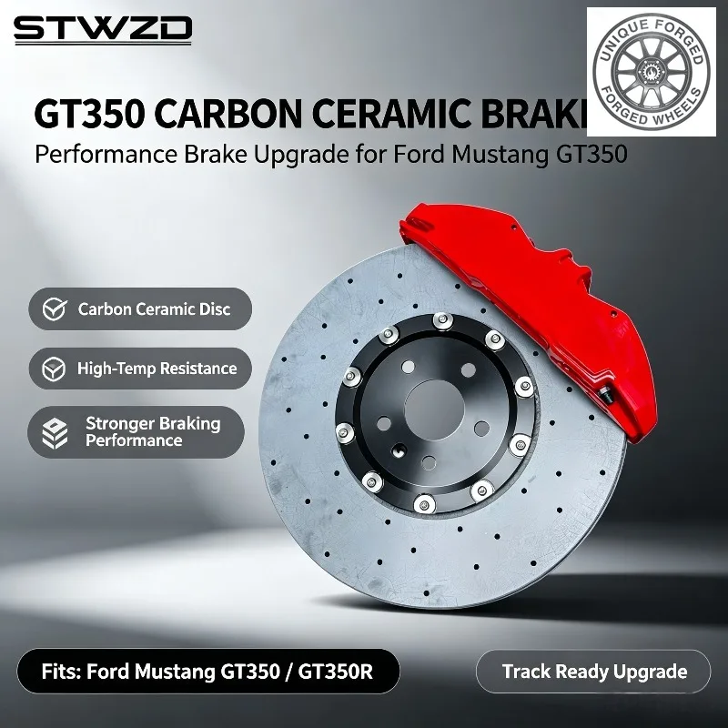 26 StyleAuto Racing GT350 Brake Caliper Carbon Ceramic Rotor Kit High Performance Brake System For AUDI A6/A7 S4/S5 RS4/RS5 RS6