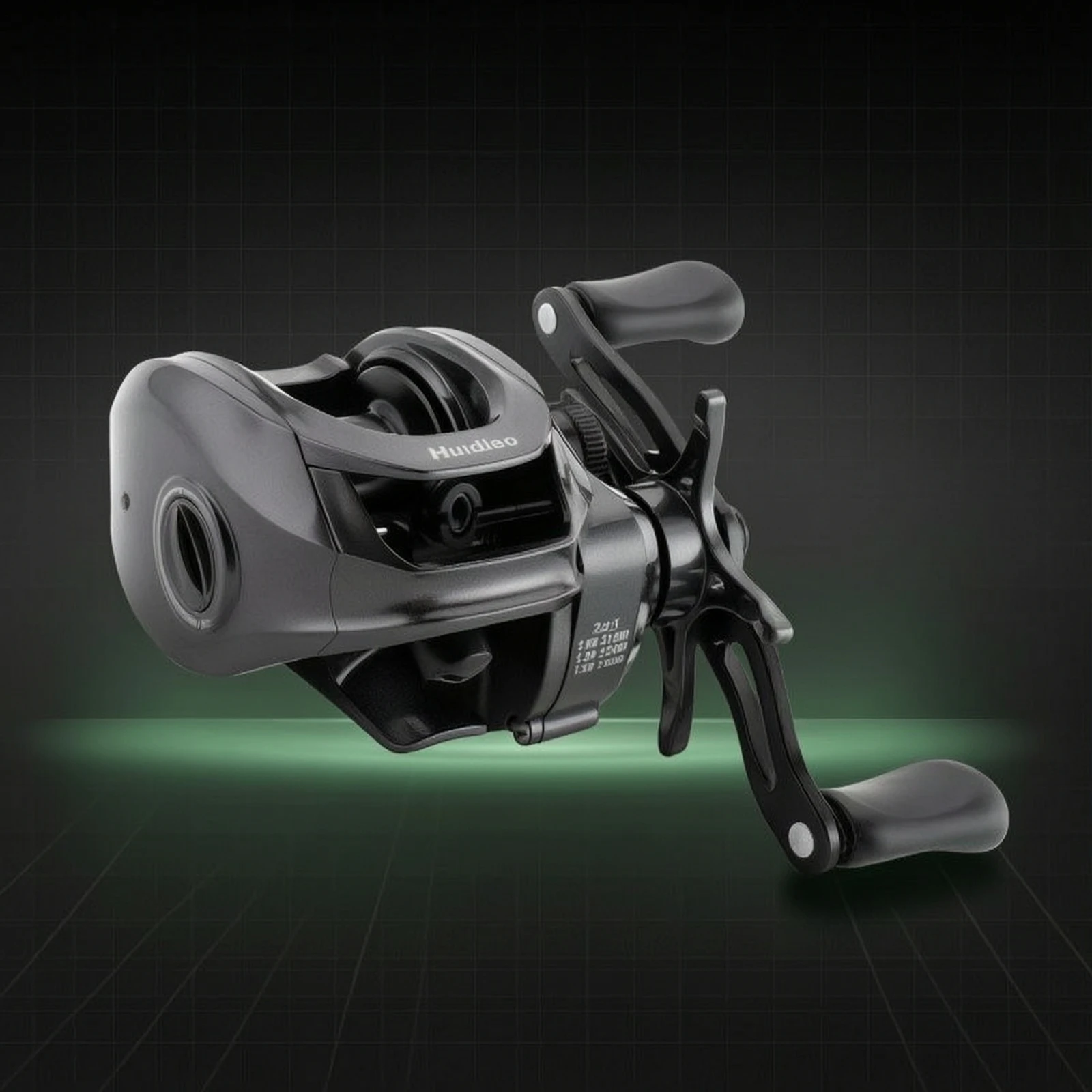 Baitcaster with Electronic Brake High-Speed Low-Profile Baitcasting Reel Sleek-Profile Baitcasting Reel Lightweight Compact