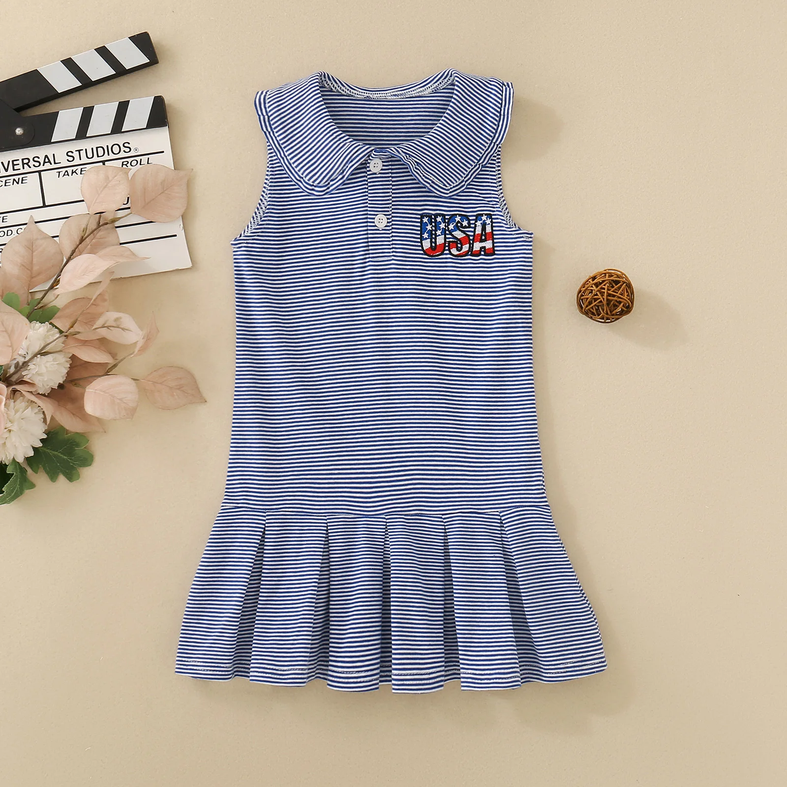 vestido-listrado-azul-sem-mangas-com-lapela-bordada-eua-para-bebes-meninas-colecao-verao