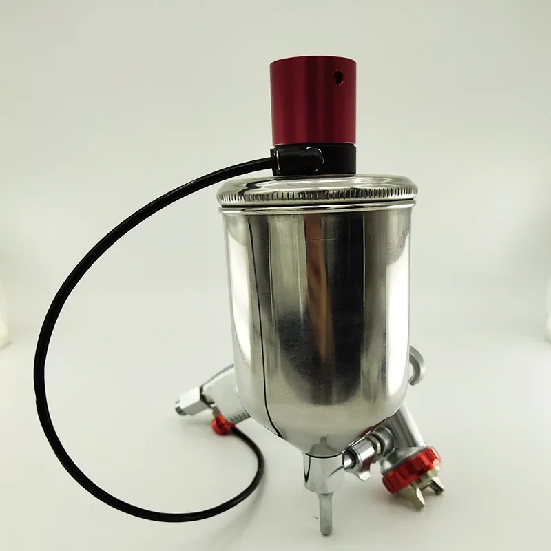 Paint gun under pot car household air operated dispensing blender tool