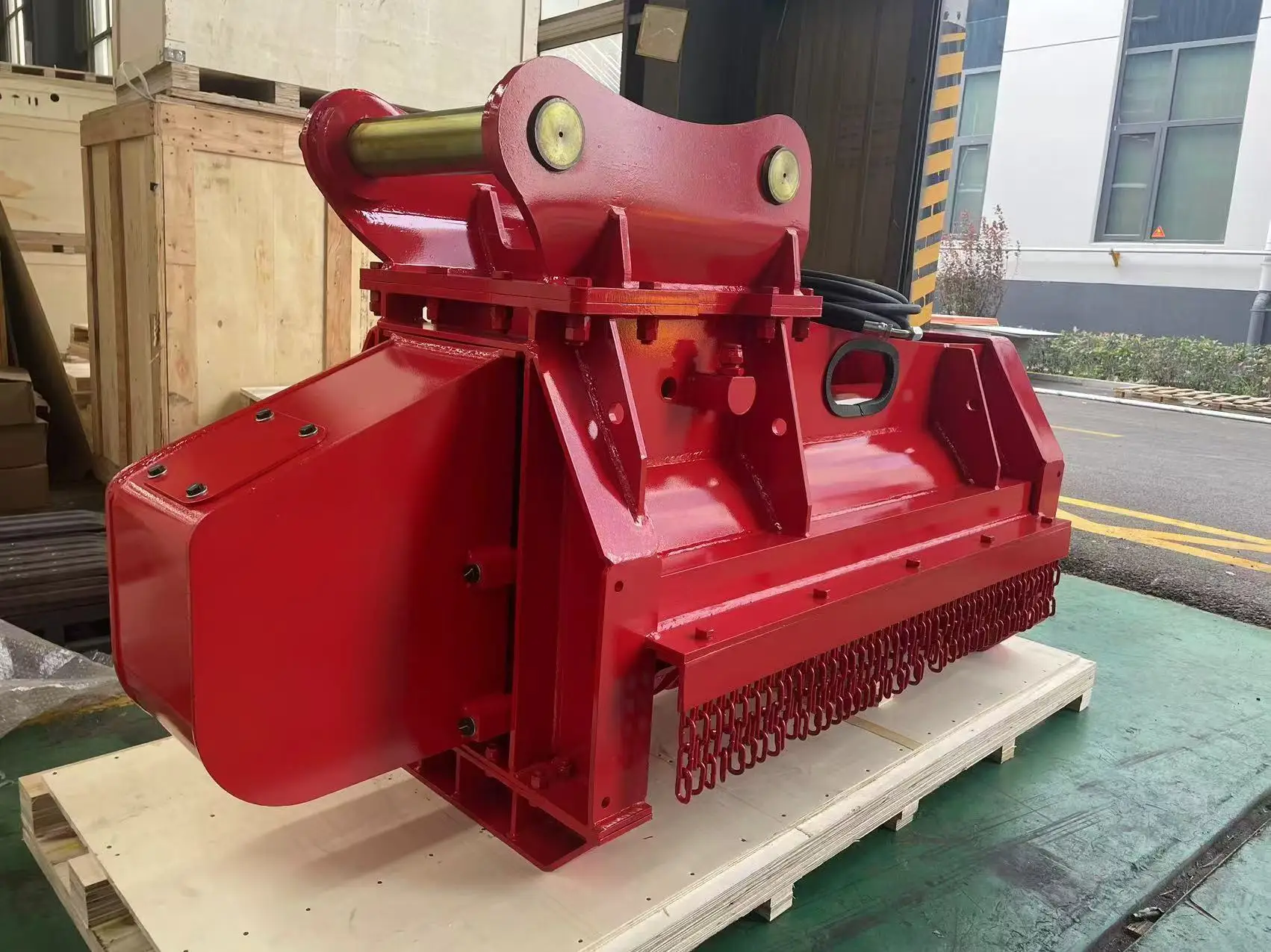 MONDE – machine forestière, pelle à trémie forestière, broyeur de bois, à vendre