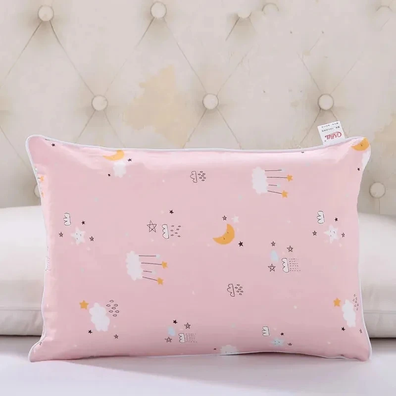 

Baby Cartoon Printed Pillowcase Children Breathable Newborn Zipper Pillowslip 22x34cm Kids Pillow Dust Cover Infant Pillow Case