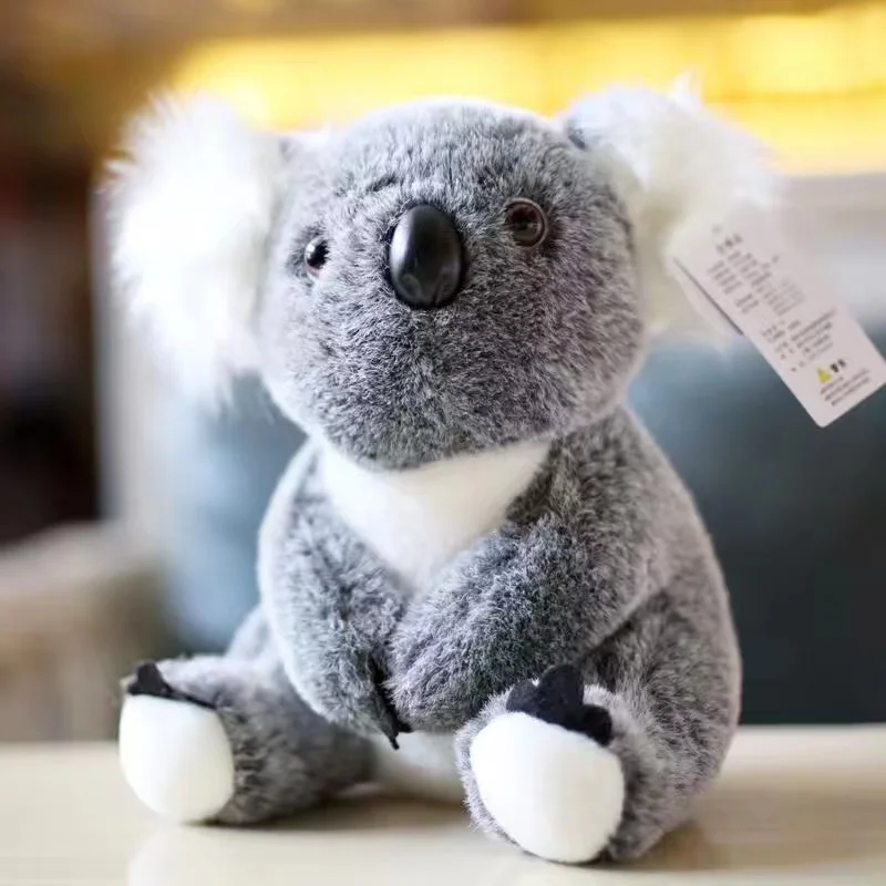 Muñeco de peluche de Koala de Australia, juguete de simulación Kawaii, Animal de peluche, mamá, bebé, niños, niñas, regalo de cumpleaños, decoración