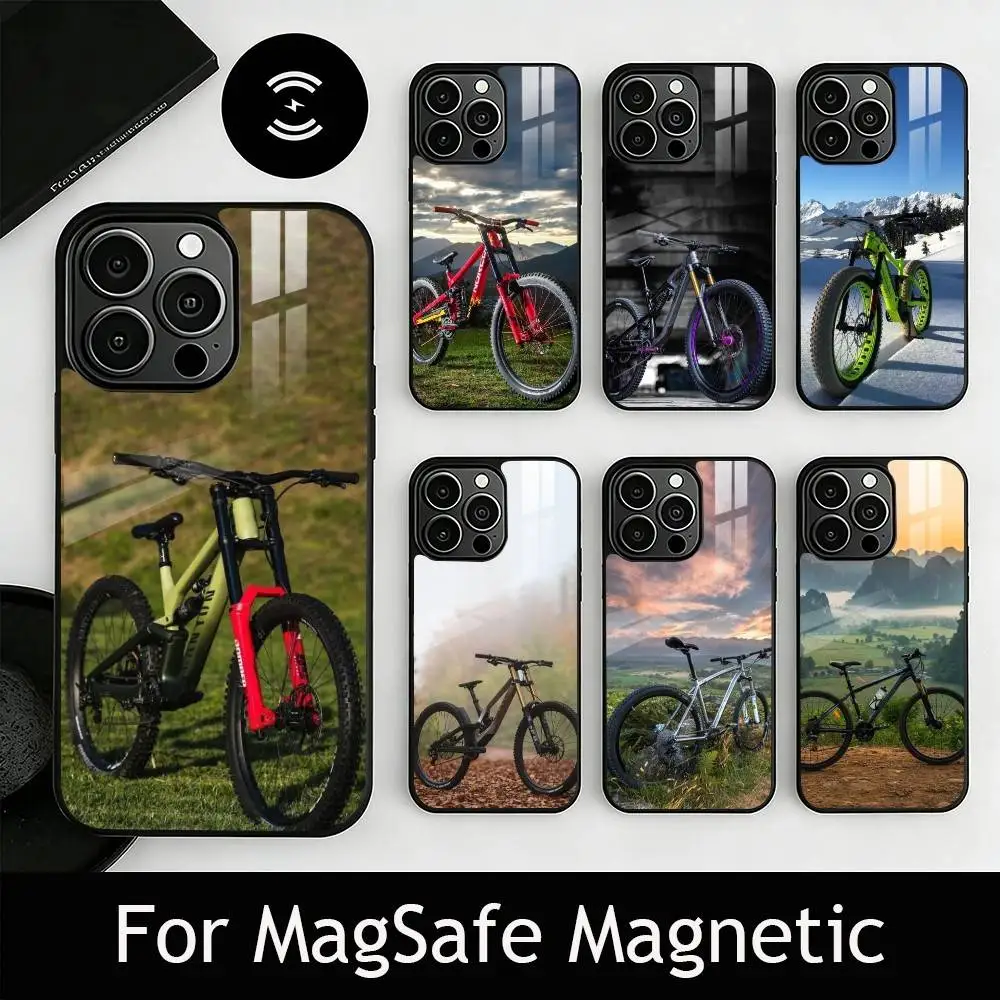 C-Cool M-Mountain Bicycle Bike Phone Case For iPhone17,16,15,14,13,12,11 Plus,Pro Magnetic For Magsafe Wireless Charging