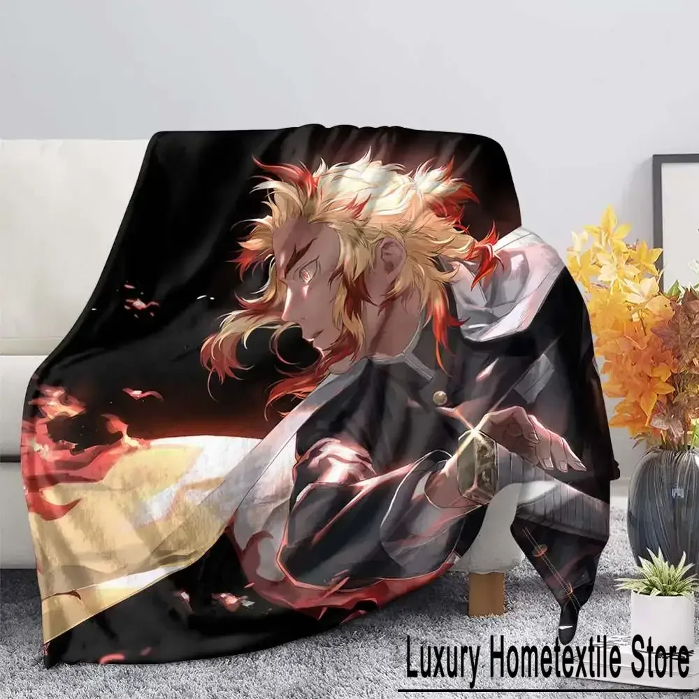 

Модное 3d Фланелевое мягкое теплое одеяло с аниме рассекающее демонов женское постельное белье для путешествий офиса модное одеяло домашний текстиль