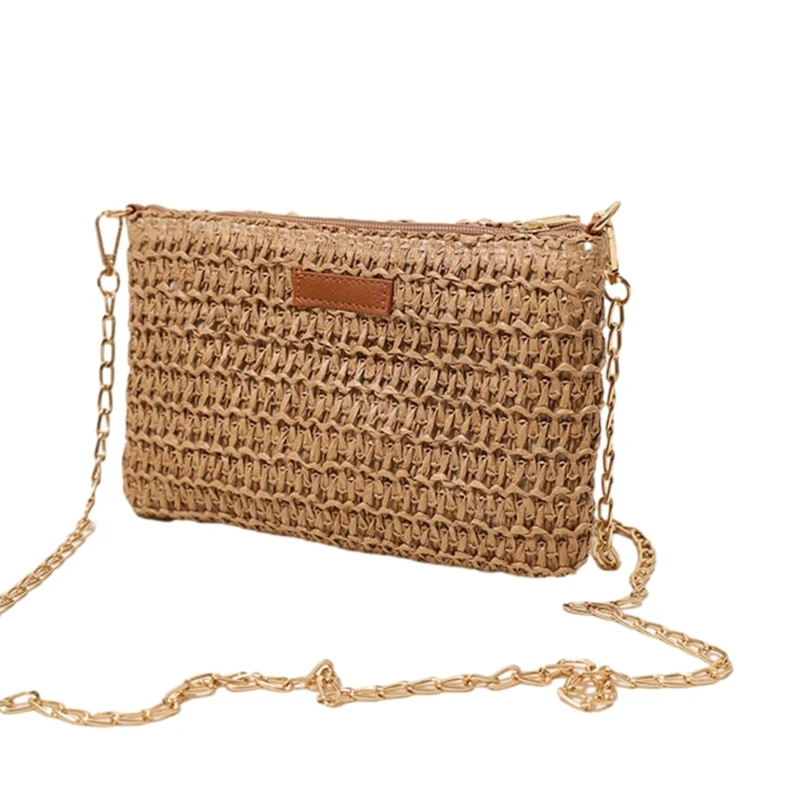 2024 NEW Straw Woven Tote Bag for Girl Women Handbag Beach Bag Crossbody Bag