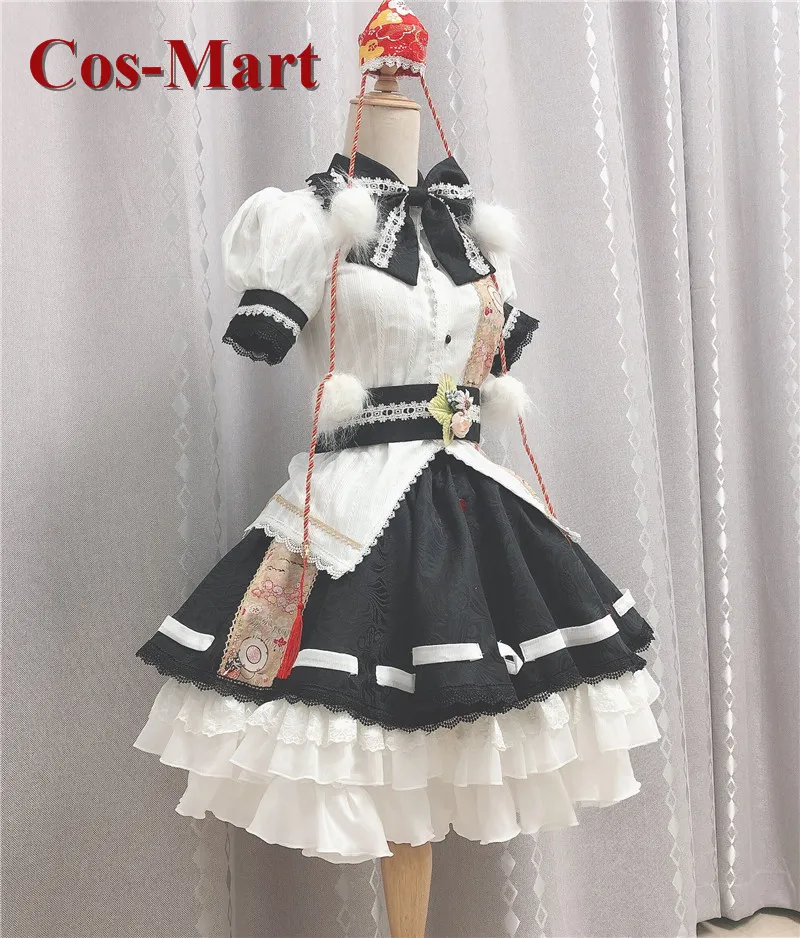 Cos-Mart Hot Game Touhou Project Syameimaru Aya Cosplay Costume Beautiful Fairy Formal Dress Role Play Clothing Custom-Make