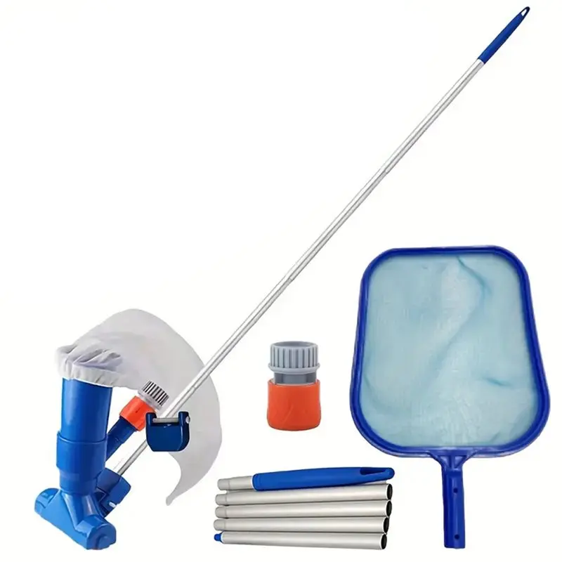 RTENTE-Pool Filter Swimming Pool Vacuum Cleaner Set Clean Pool Bottoms Net Pool Cleaning Tool US Standard
