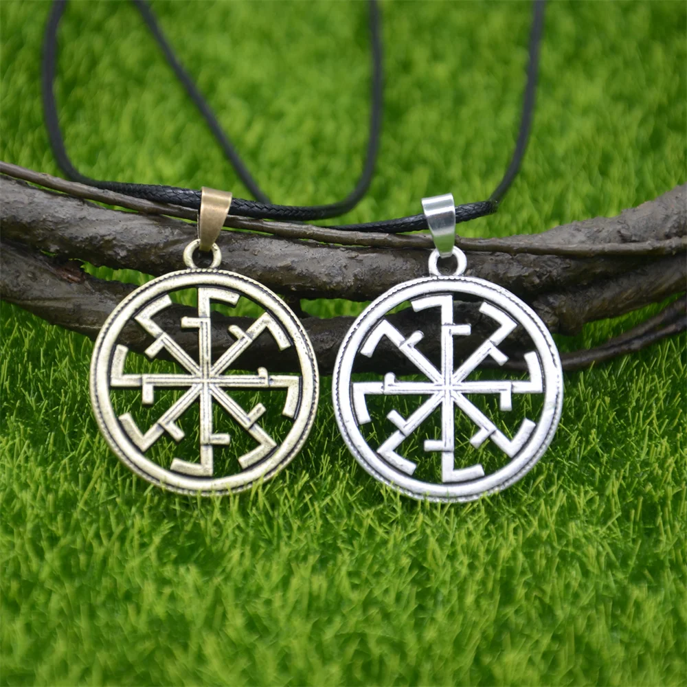 Nostalgia Slavic Kolovrat Pendant Ancient Slavic Amulet Charms Necklaces Pendants Russian Talisman Jewelry Making