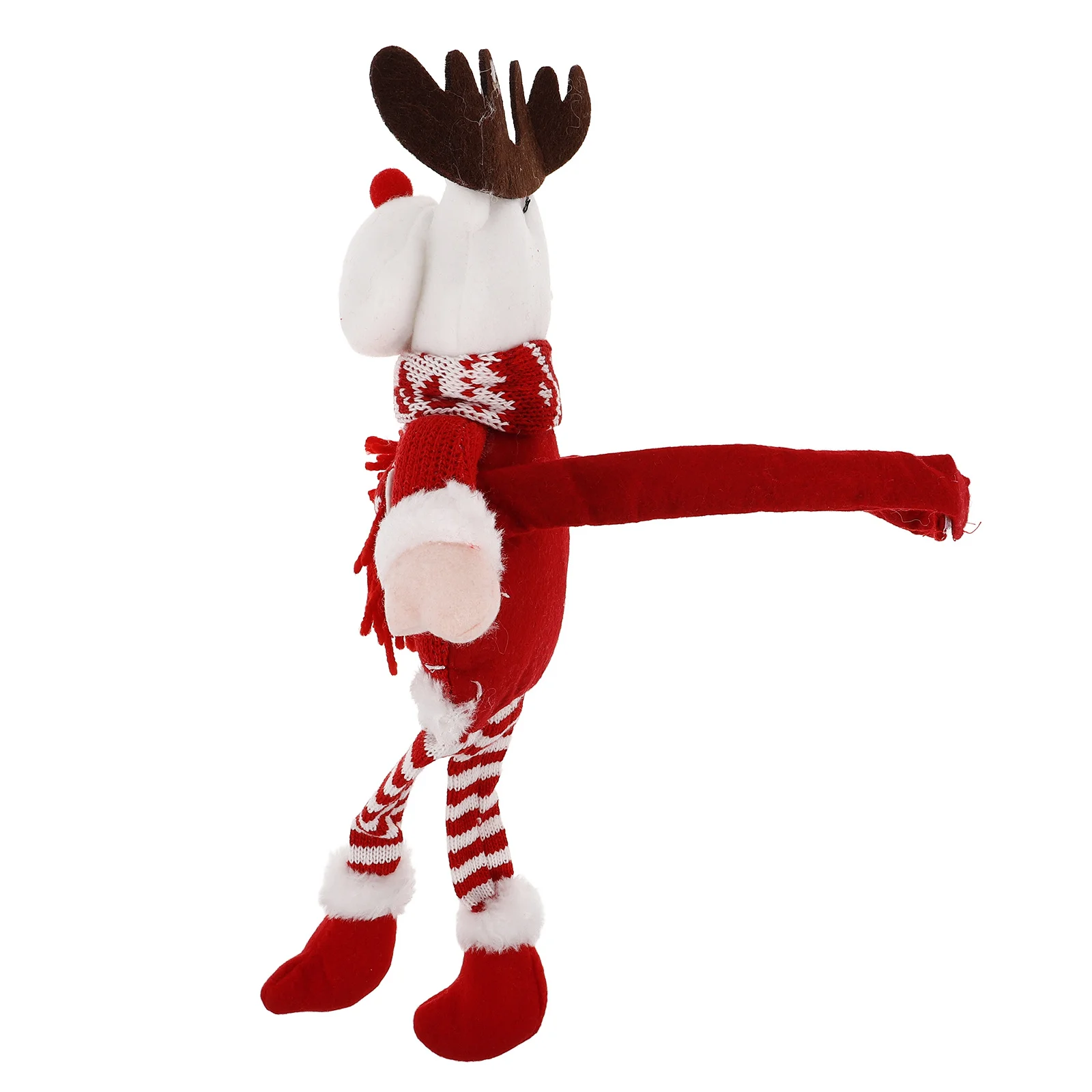 

Holiday Elk Curtain Buckle Knitted Fabric Christmas Reindeer Holdback Xmas Curtain Tiebacks Festive Window Decoration