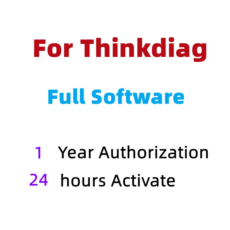 1 Year THINKCAR Thinkdiag All software Authorization for Thinkdiag One Year Open Car Manufacturer Reset Software Activate best