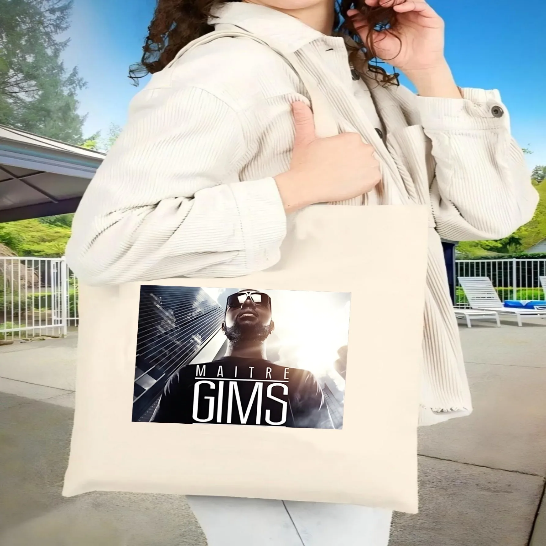 GI Mon cœur avait raison 2026 Neu eingetroffene Unisex Canvas-Tragetasche – Geräumige, robuste, wiederverwendbare Mehrzweck-Schultertasche für den Alltag