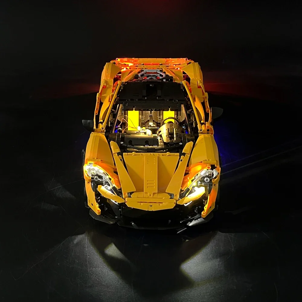LED Light Compatible For 42172 McLaren P1 Blocks Lamp Remote Control (Not Include Building Blocks) Christmas Birthday Gift