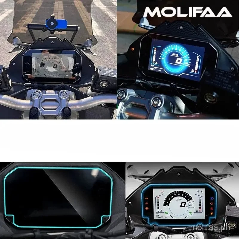 Motorcycle TPU Instrument Cover For SYM Husky ADV 300 HD Transparent Screen Protector Anti-Scratch Dashboard Film Accessories