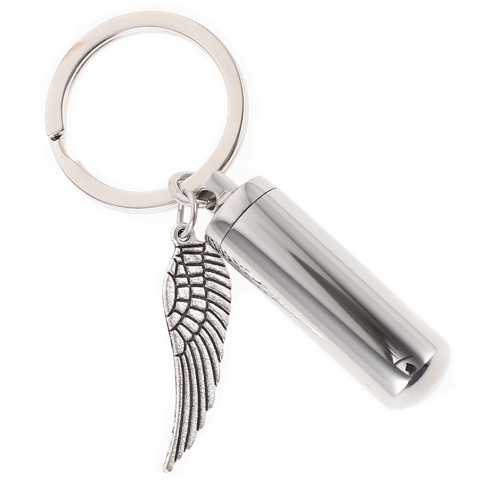

1pc Pet Cremation Urn Pendant Stainless Steel Memorial Necklace Dog Keepsake Decorative Jewelry Keychain Ashes Accessories