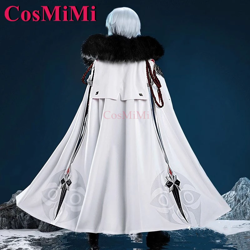 CosMiMi Arlecchino Cosplay Game Genshin Impact Costume Fatui Gorgeous Elegant Cloak Full Set Carnival Party Role Play Clothing