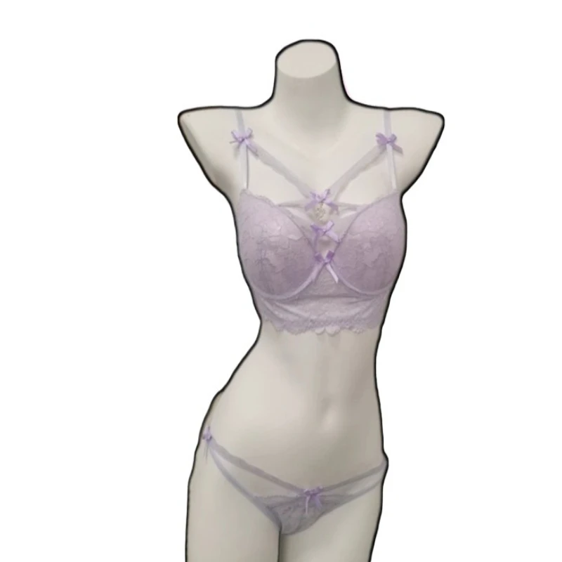 BANERDANNI Sexy Heart Pendant Lace Bra,Push‑Up Enhance Bust,Alluring Pure Desire Lingerie,Soft Comfort Women Underwear 32‑38AB