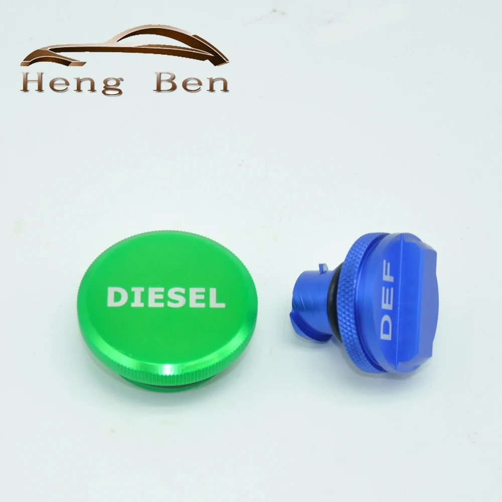 HB Blue DEF Cap Billet Aluminum Fuel Cap Magnetic Truck Permanent for 2013-2017 Dodge Ram Diesel Cummins EcoDiesel