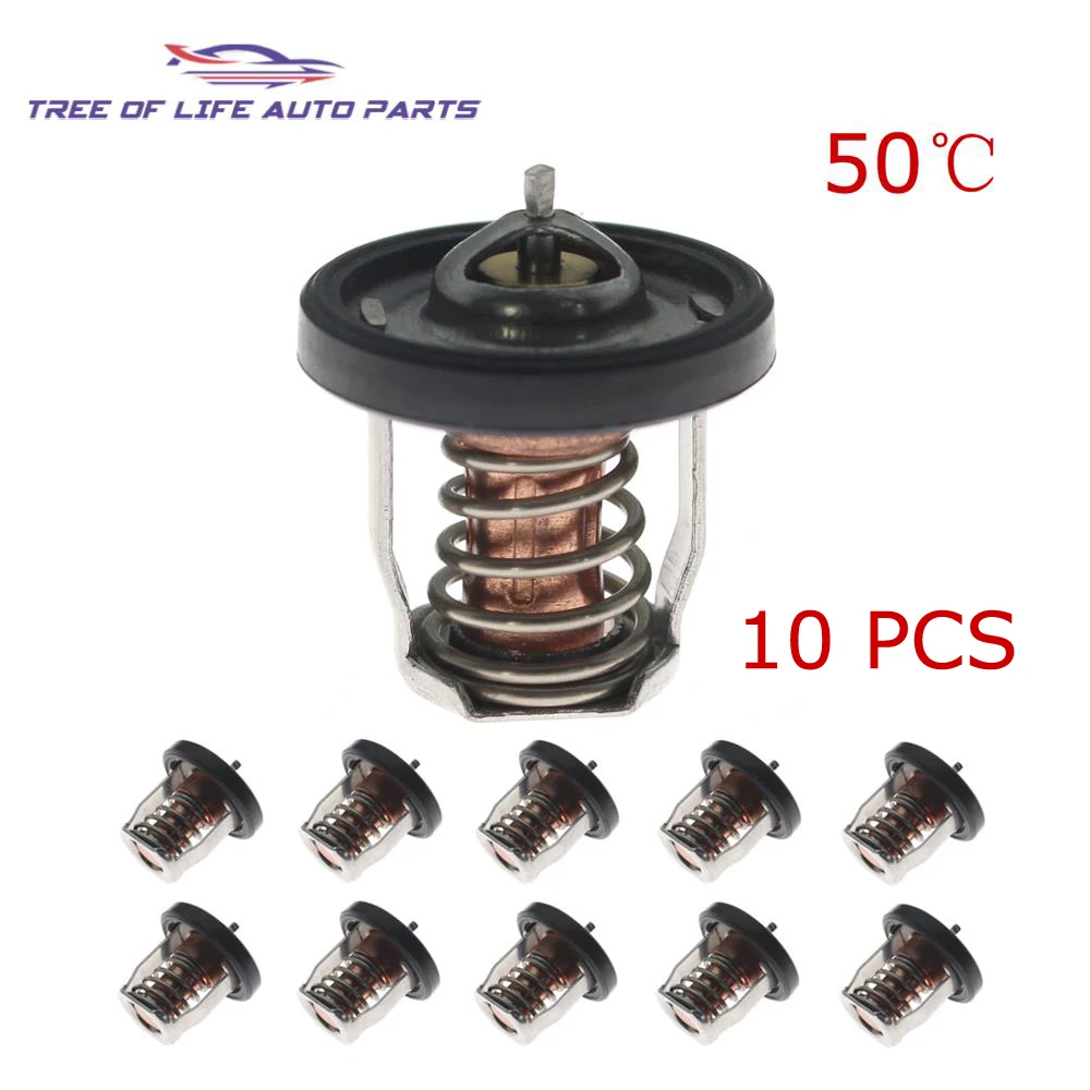 1/2/5/10PCS 17670-91J01 Thermostat 50° For Suzuki Marine Outboard Engines DF2.5 DF4 DF6 DF9.9 DF15 DF20 17670-91J00 17670-91J02