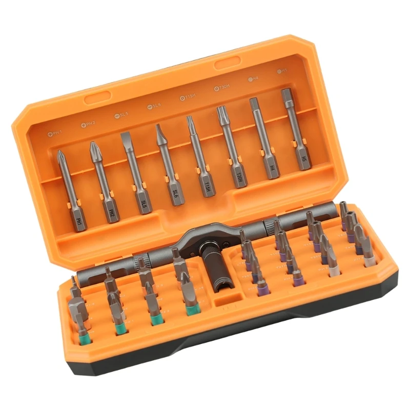 Set cacciaviti a cricchetto Set cacciaviti con punta per cacciavite precisione 42 in 1 Cacciavite a cricchetto con 203C
