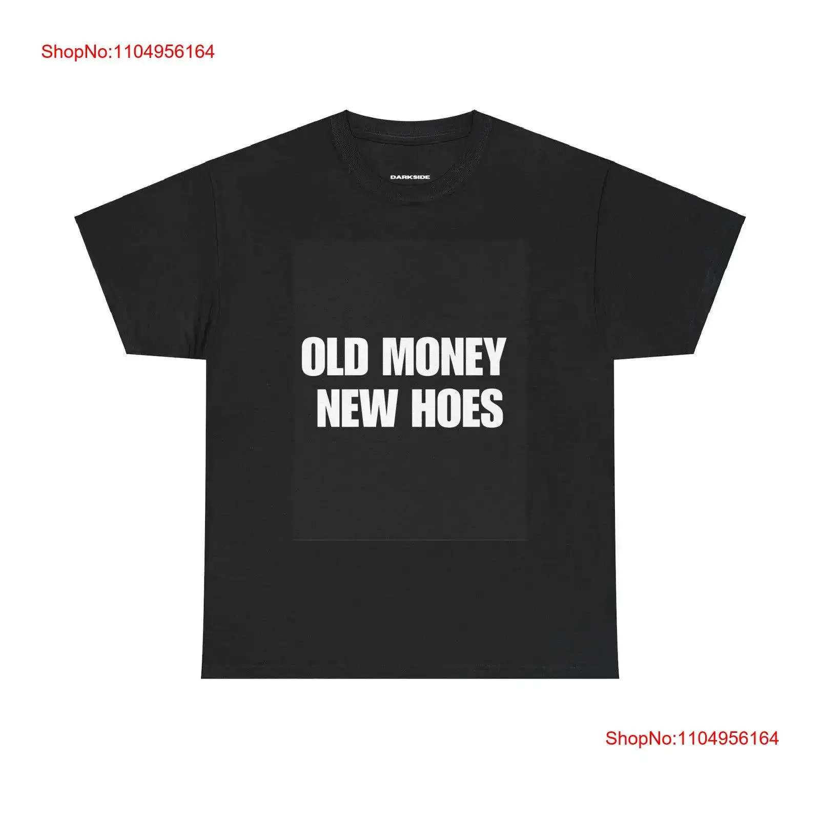 

Футболка из плотного хлопка Old Money New Hoes, повседневная уличная одежда, модный уникальный эффектный винтажный стираный мягкий графический топ