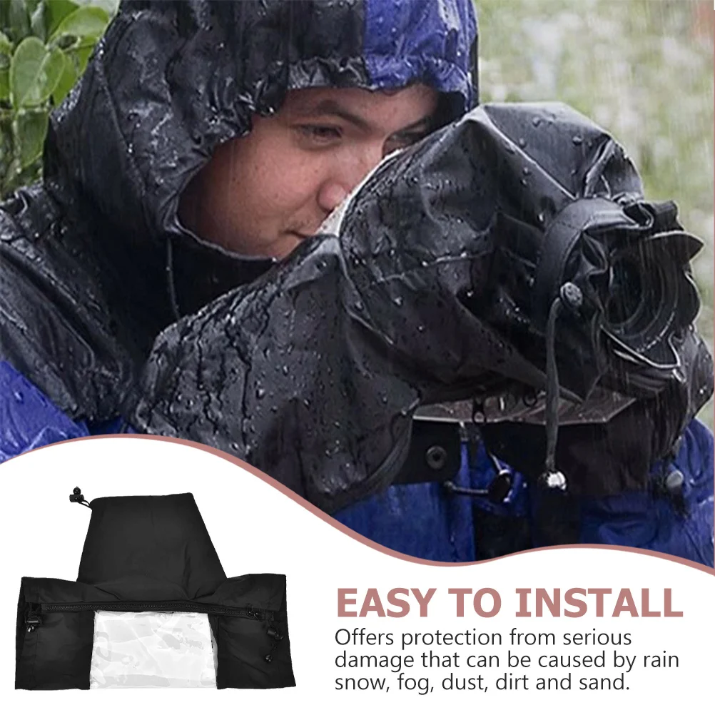 

Camera Rain Cover Waterproof For Dslr Mirrorless Adjustable Hand Sleeves Outdoor Photography Protection Rain Snow Dust Covers