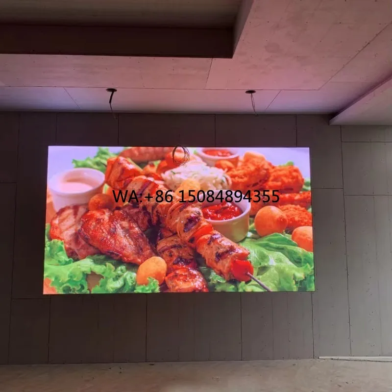 

Full Color UHD Indoor Large LED Screen P1.2-P5 Display Video Wall Hilan SMD1515 3840Hz