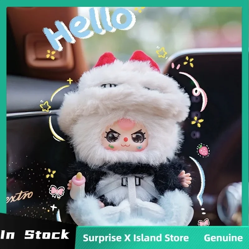 Подлинная детская серия с тремя автомобилями, слепая коробка Kawai, виниловая плюшевая кукла, автомобильный кулон, загадочная коробка, модные игрушки, подарок для девочки