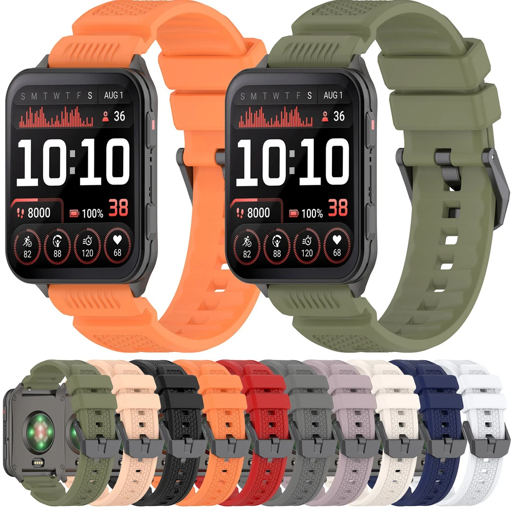 1X 24MM bracelet de montre pour Garmin Venu X1 Smartwatch bracelet en Silicone sangles de remplacement ceinture en Silicone souple