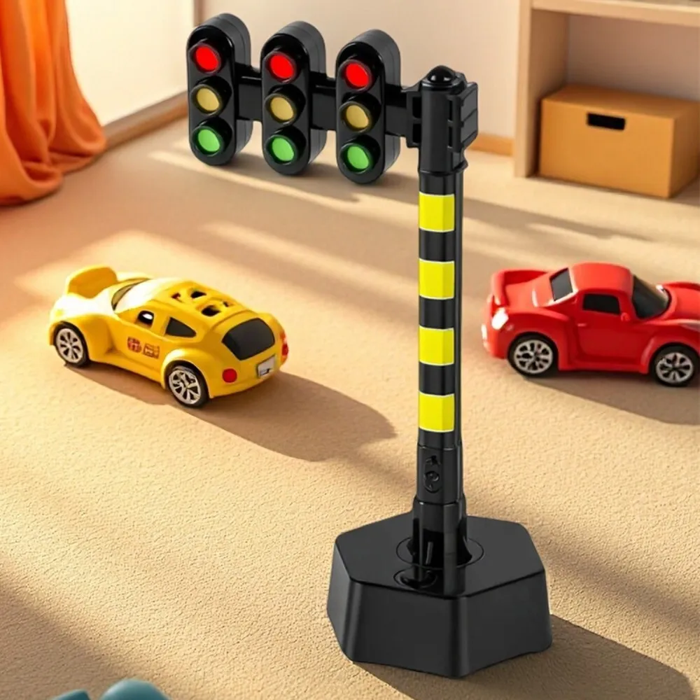 

Kids Educational Toy Traffic Signal Light Model Sound Learning Teaching Aid for Early Development Playtime Fun Activity