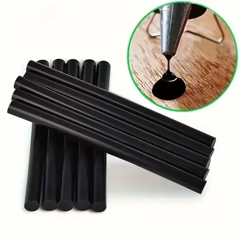 Schwarze Heißklebesticks, Heißschmelzklebesticks, Dellenreparaturwerkzeug, EVA Farbige Heißschmelzklebstoffe für Auto, DIY, Kunst, Handwerk und Allgemeine Reparaturen – Detail 5
