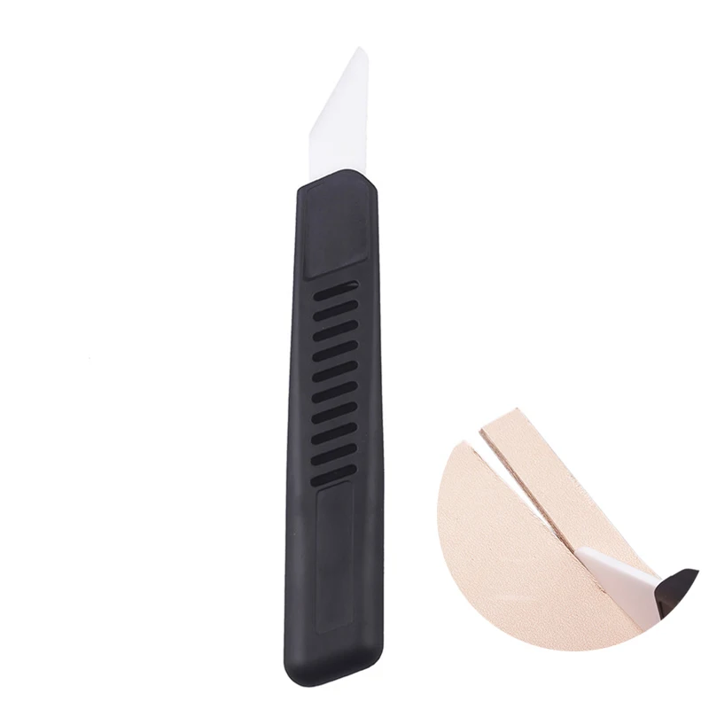 1Pcs DIY Ceramics Leather Skiving Knife Tools Leather Craft Cutting Knife Cut Off Thin Knives Pro Sculpture Knife