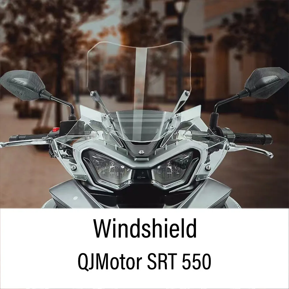 

Ветрозащитный экран для QJMOTO QJ SRT550, аксессуары для лобового стекла, спортивный ветровой экран, ветровой дефлектор, подходит для QJMotor SRT 550 SRT550 550SRT