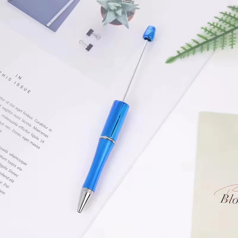 200Pcs Plastic Electroplated Beadable Ballpoint Pens for Resale & Crafting