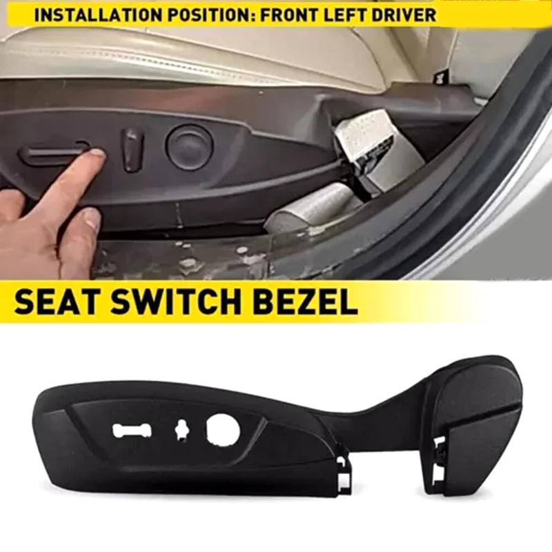 

For Chevrolet Malibu 2013-2016 Drivers Left Seat Power Seat Switch Panel Bezel Trim 22753131 22753132 22753133