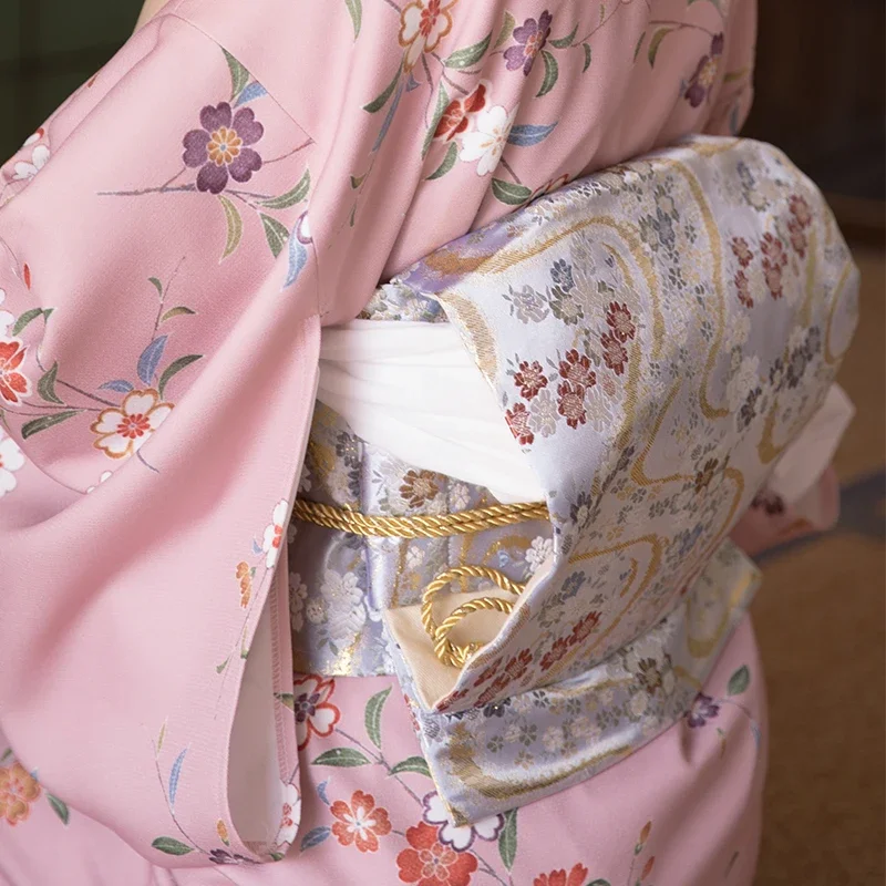 Stile giapponese Kimono da donna Kimono Obi Tradizionale accessorio Yukata Stereotipi Cintura a forma di tamburo