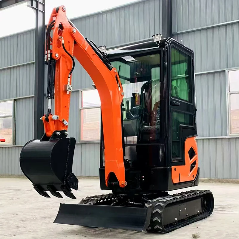 Customized Mini Excavator 1.8 Ton CE EURO5 Fast Delivery Mini Digger Excavators for Sale  Mini Small Excavator Chinese Crawler