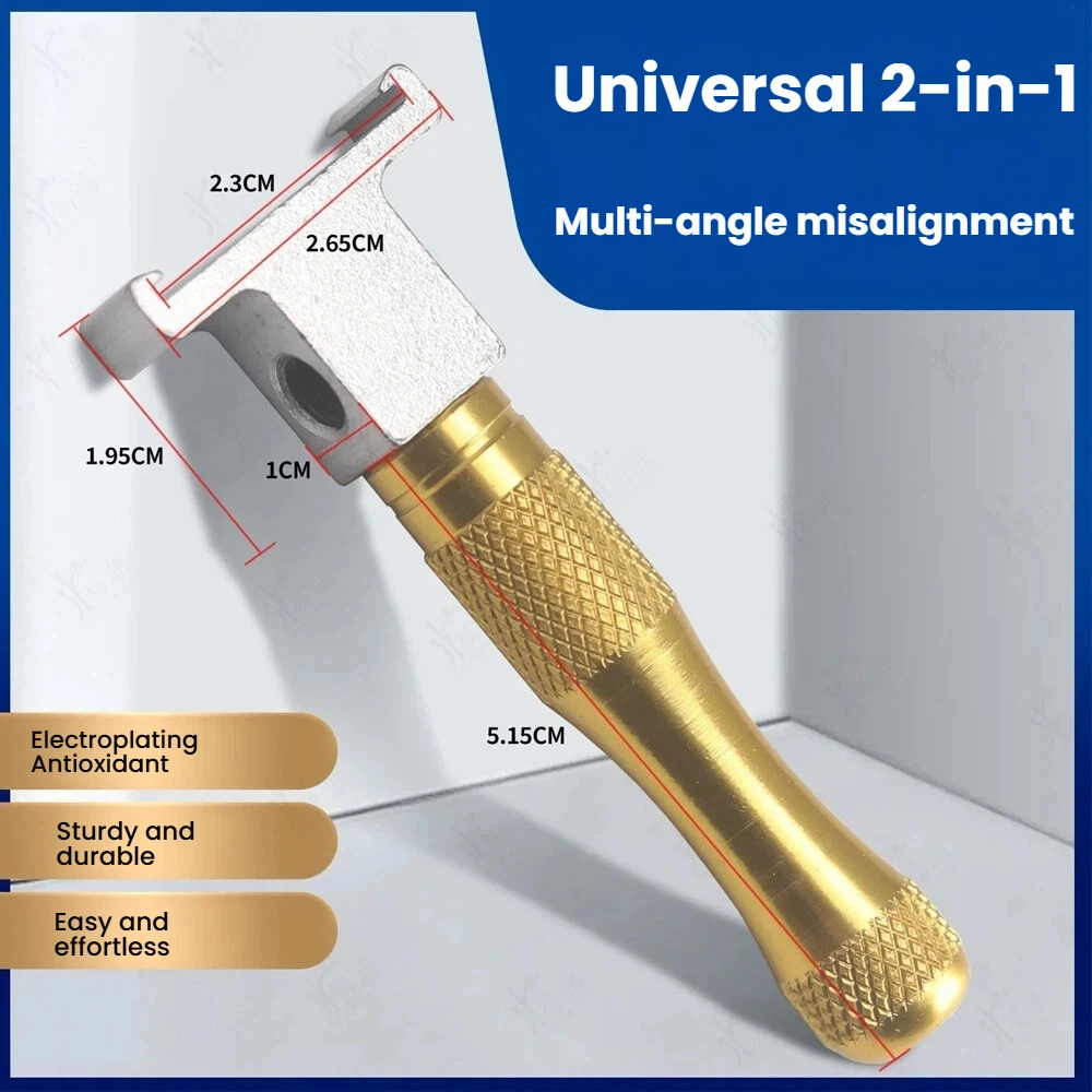 Durable Multifunctional 2-in-1 Power Lever Multi Angle Flexibility Three Directions Wrench Handle Bracing Boom