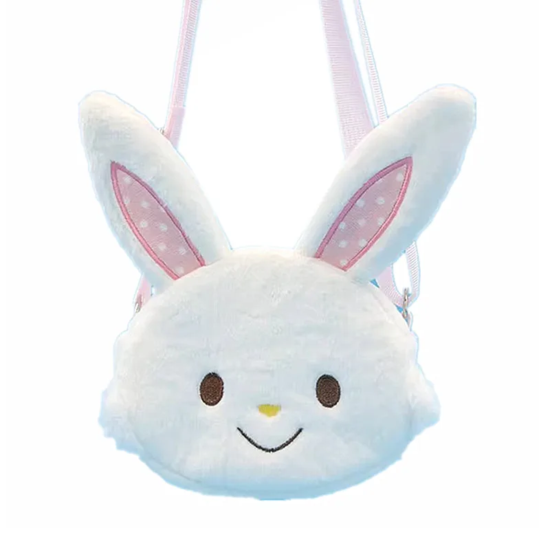 New Cute Anime Wish Me Mell Rabbit Bunny Girls Children Plush Messenger Bag Stuffed Crossbody Bags For Women