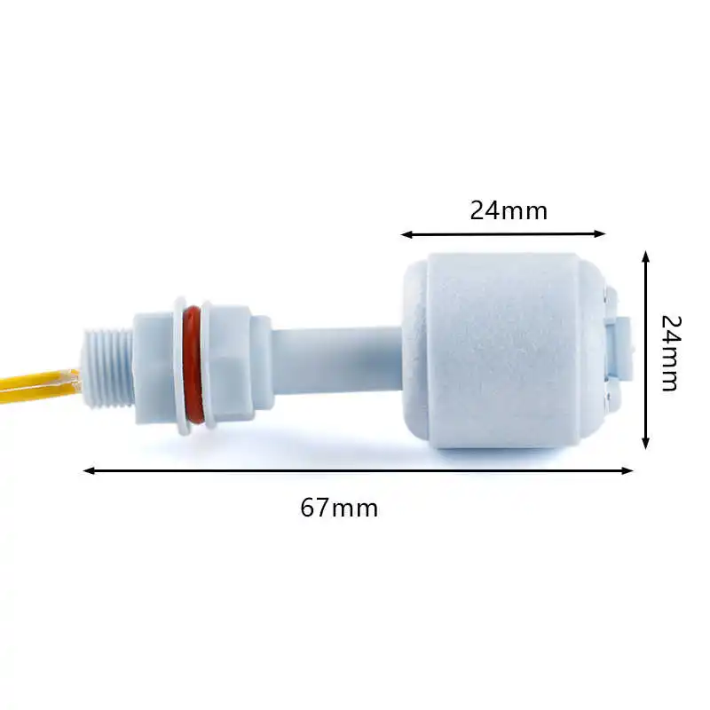 PP Float Switch Liquid Level Sensor Anti-corrosion Plastic Float Blue Float Level Switch Water Level Switch