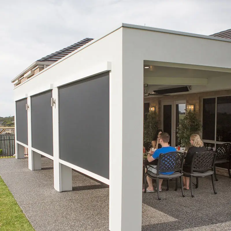 Windproof Waterproof Outdoor Blinds. UV & weather resistant. Motorized & manual options. Easy installation. The ultimate protect